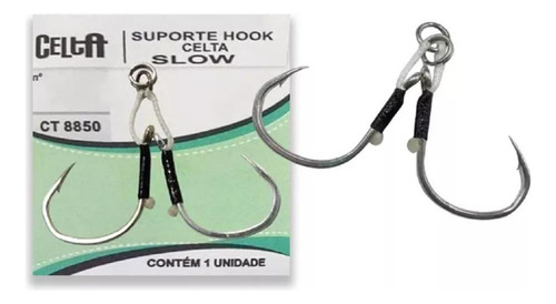 Suporte Hook Slow Jig Duplo Celta Em Kevlar Ct 8850 3/0