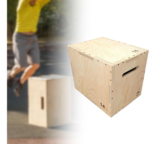 Plyo En 1 Box De Agilidad Box De 12 Inchx14inchx16 Pulgada