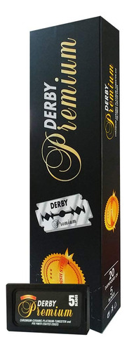 Cuchillas De Afeitar Premium De Doble Filo De Derby, 100