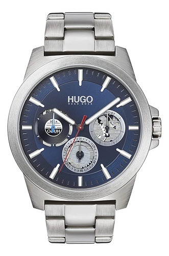 Hugo #twist - Reloj Multifunción De Cuarzo Para Hombre, De