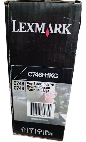 Toner Original Lexmark C746h1kg C746 C748