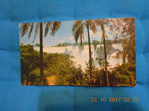 Postal Cataratas Del Iguazu Panoramica  - Decada Del 70