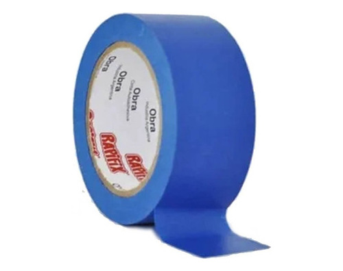 Imagen 3 de 5 de Cinta De Papel Enmascarar Azul 48mm X 50m Pintor Rapifix Mm