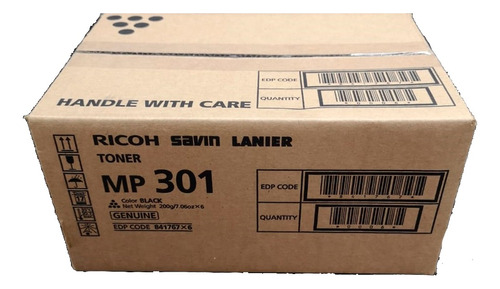 Toner Mp 301 Ricoh Original X 6 Unidades Caja Cerrada +envio