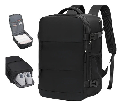 Mochila De Viaje Avión Multifuncional Gran Capacidad 30 Lts