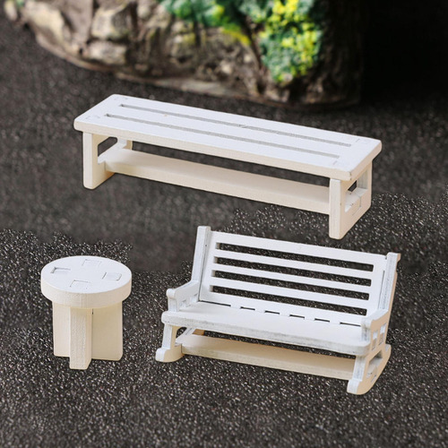 3 Sillas En Miniatura Para Decoración De Habitación,