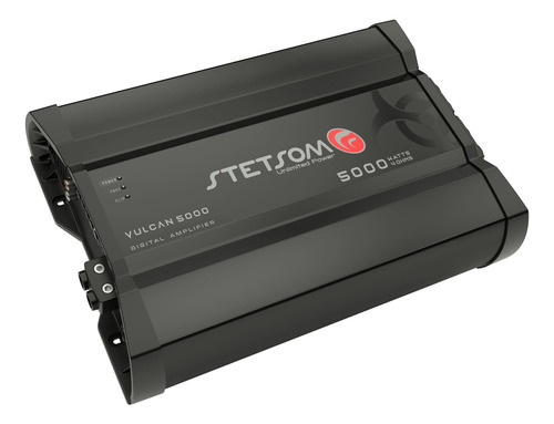 Modulo Amplificador Stetsom Vulcan 5000w Rms 1 Canal 4 Ohms Cor Preto