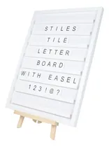 Comprar Stil Juego Tablero Letra Azulejo Madera Caballete Mesa 23.6