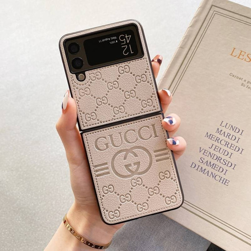 Funda De Piel De Lujo Funda Capa Para Sm Galaxy Z Flip 5 4 3 6 Z Flod 2 3 4 5 6 Find N2 N3 X Flip Xiaomi Mixflip Mix