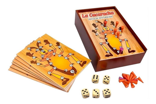 Juego De Mesa En Madera Juego De Integración La Cucaracha