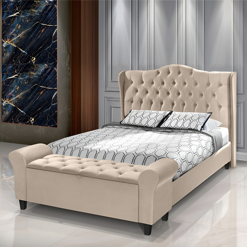 Conj Cabeceira Dubai-divã Paris Cama Casal 1.4 Várias Cores