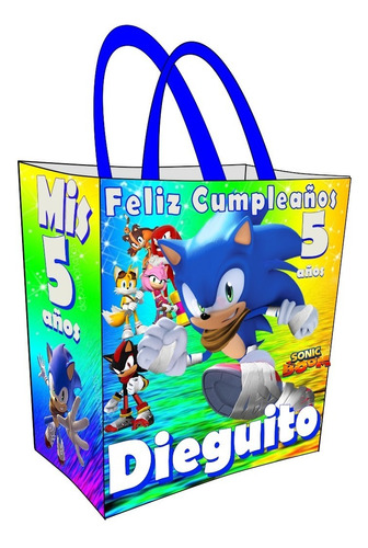 Cumpleaños Cotillón | Sonic 15 Niños