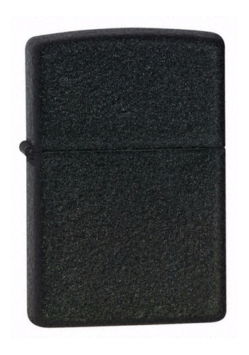 Encendedor Zippo 236 Black Reg Crackle Grabado Sin Cargo