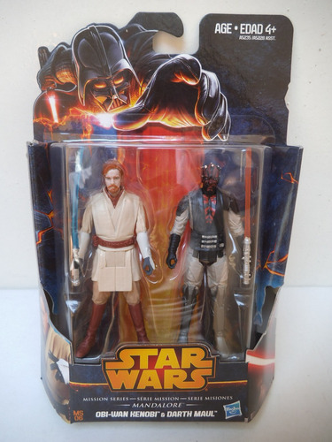 Imagen 1 de 2 de Obi Wan Kenobi Y Darth Maul Star Wars Hasbro
