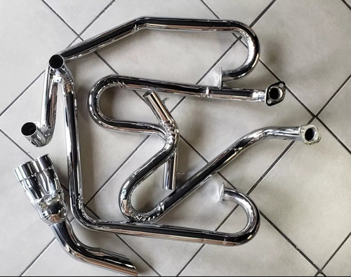 Escape Header Cromado Para Buggy Arenero Offroad Tubular
