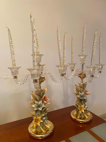 Candelabros Capodemonte Usados