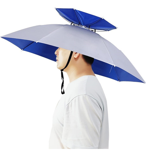 Capa Paraguas Sombrero Con Manos Libres Para Exteriores