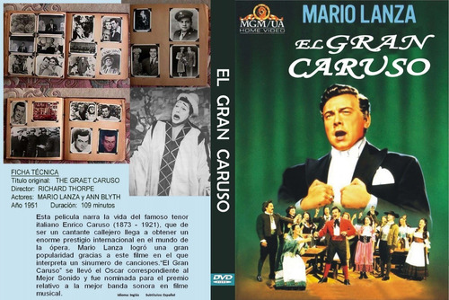 El Gran Caruso - Mario Lanza - Dvd