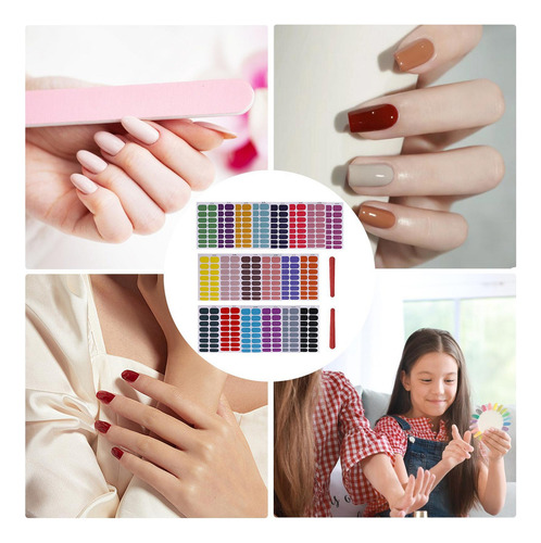 Pegatinas De Esmalte De Uñas De Gel Semi Curadas Pegatinas D
