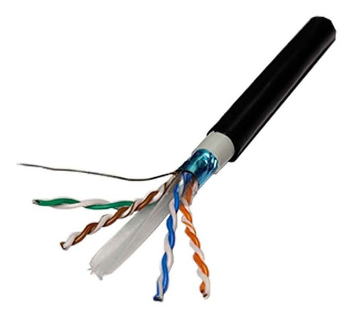 Cable Utp Apantallado Intemperie Cat6 100% Cobre Por Metro