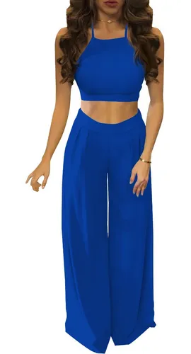 Pantalon Azul Rey Mujer MercadoLibre