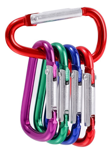 Ganchos Turísticos De Aleación De Aluminio Con Clip De Mosqu