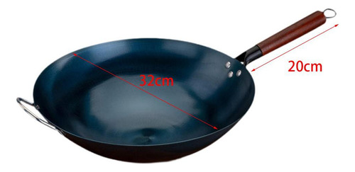 Sartén Wok Antiadherente Wok Sartén Para 32cm Con Orejas