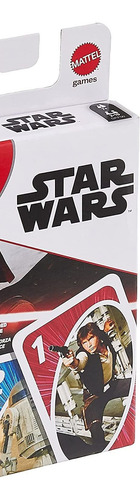 Jogo De Cartas Uno Star Wars Matching Com 112 Cartas