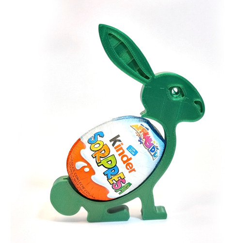 Conejo De Pascua Soporte Huevo 3d Pack 5 Unidades