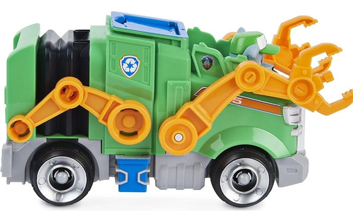 Paw Patrol Vehículo Rocky Deluxe . Juguete Transformable.