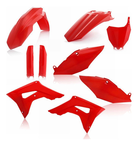 Kit Plasticos Cachas Acerbis Full Honda Crf 250r 450r Rojo ®