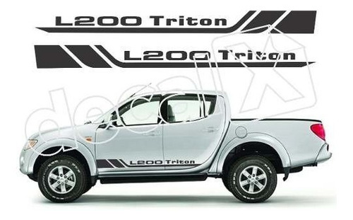 Adesivo Faixas Mitsubishi L200 Triton Lft003