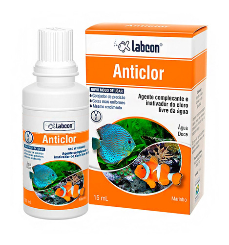 Labcon Anticlor 15ml - Neutraliza O Cloro Da Água