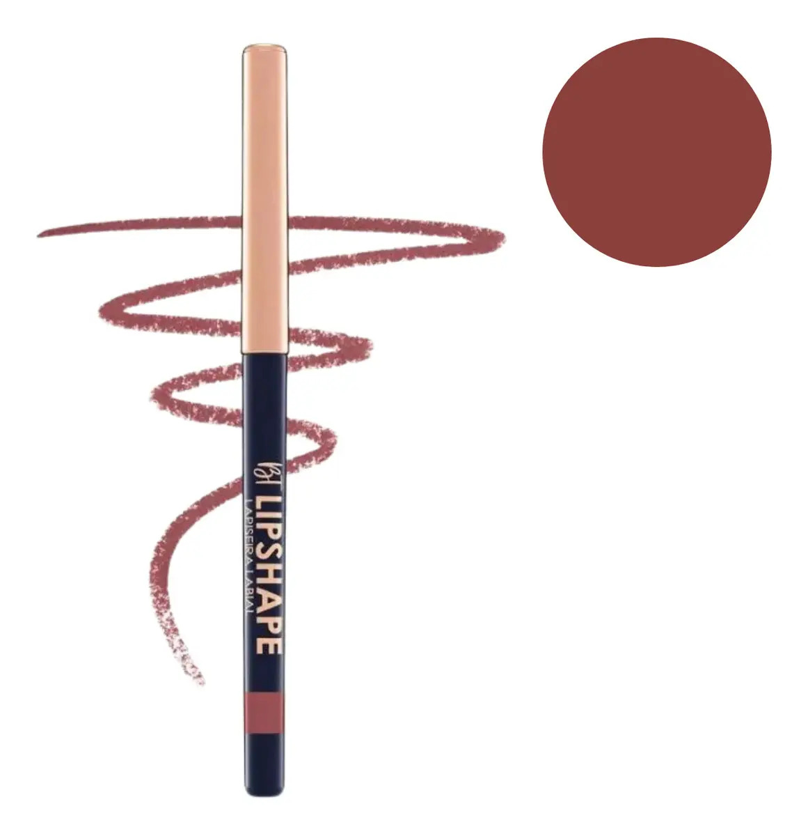 Bt Lipshape Lapiseira Labial - Bruna Tavares Cor Terracota