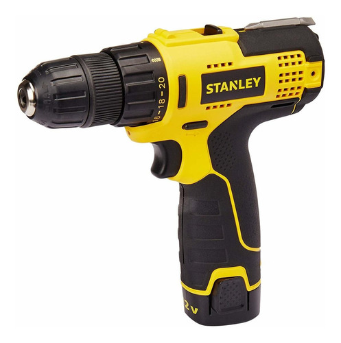 Taladro atornillador inalámbrico de 10mm Stanley STDC012 12V + accesorio con bolso