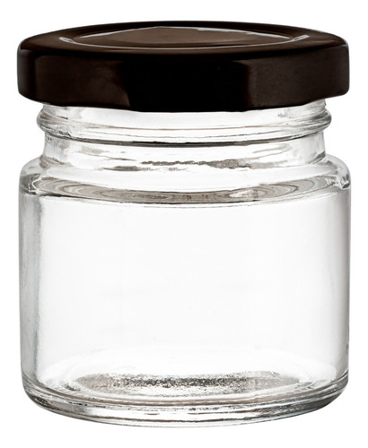 12 Frascos De Cristal Redondo 60 Ml