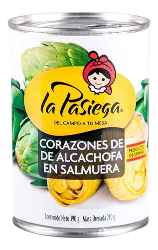 Corazones De Alcachofa La Pasiega En Salmuera Lata De 390g