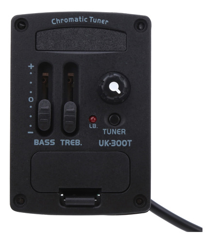Imagen 7 de 10 de 2 Bandas Eq Ukulele Pickup Ualizer Sintonizador Amplificador