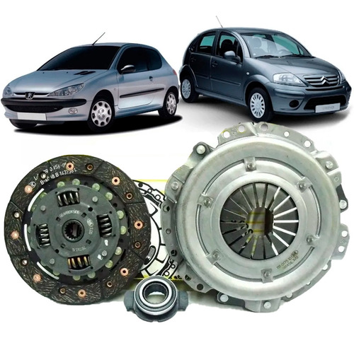 Imagem 3 de 6 de Kit Embreagem Citroen C3 1.4 8v Peugeot 206 207 1.4 8v