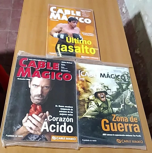 Revistas De Cable Tv (cable Mágico) Nuevas Y Sellada