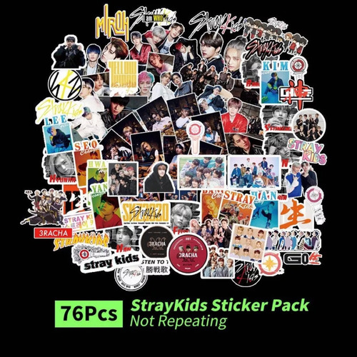 - Stray Kids (110 Photocard + Sticker) Kit Pegatina +