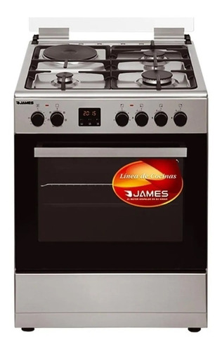 Cocina Combinada James Con 3 Hornallas +1 Disco C 25a Tks