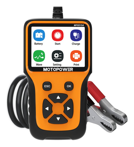 Motopower Mp0515a - Probador De Batera De Coche De 12 V, 100