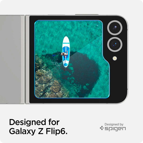 Vidrio Display A1 Spigen Para Galaxy Z Flip6 Flip 6 (2und)