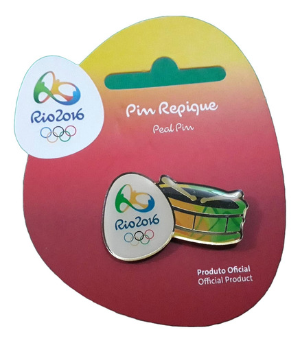 Pin Olímpico - Rio 2016 - Col Samba - Repique - Memorabilia