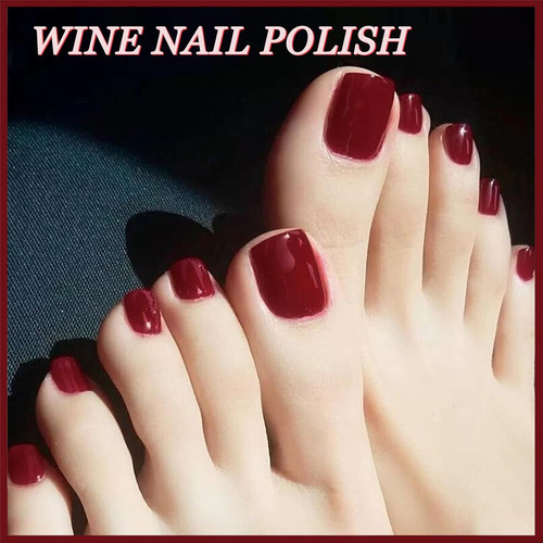 Esmalte Rojo Vino, Larga Duración 0.5oz