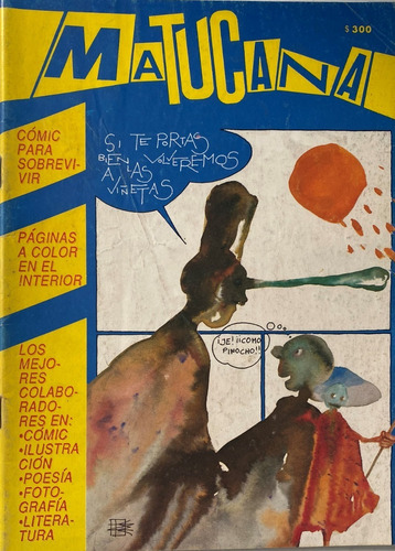 Matucana, Comic Poesía Literatura Chile 56 Pág, 1987, Cr03b2