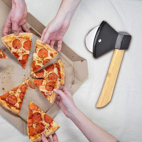 Rueda De Pizza, Cuchillo De Acero Inoxidable Premium Axe De