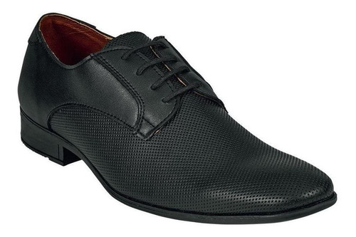 Imagen 1 de 3 de Zapato Negro Para Niños Escolares Formales Tipo Piel Cómodos