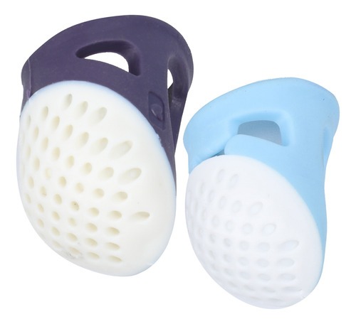 Protector De Dedos De Silicona Con Funda Tipo Dedal, 2 Unida